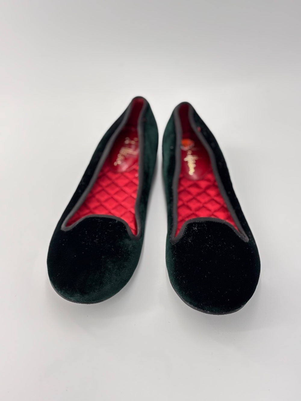 Cole Haan Air Green Velvet Smoking Slipper Flat | Size 9.5 | Nike Air Outsole